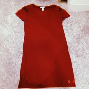 Maroon sweater dress 🥥